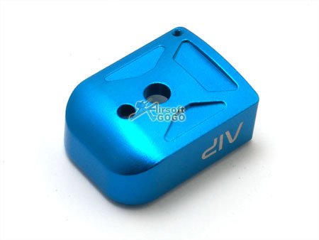 AIP Aluminum Magazine Base For Marui Hi-capa 5.1 - Blue (Type 1)