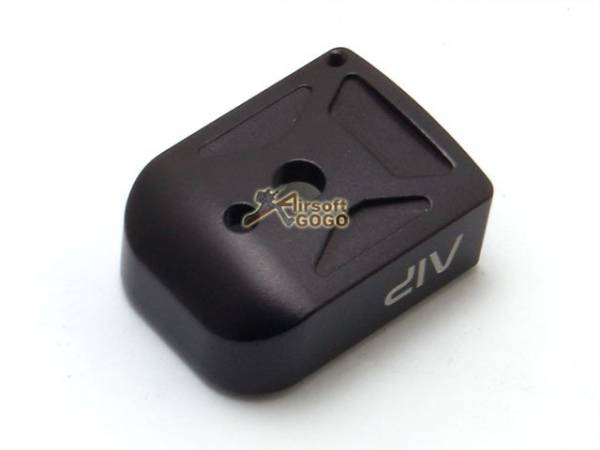 AIP Aluminum Magazine Base For Marui Hi-capa 5.1 - Black Type 1