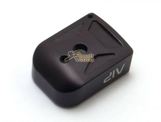 AIP Aluminum Magazine Base For Marui Hi-capa 5.1 - Black Type 1