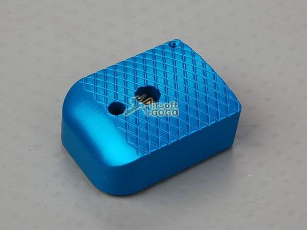AIP Aluminum Magazine Base For Marui Hi-capa 5.1 - Blue (Type 2)