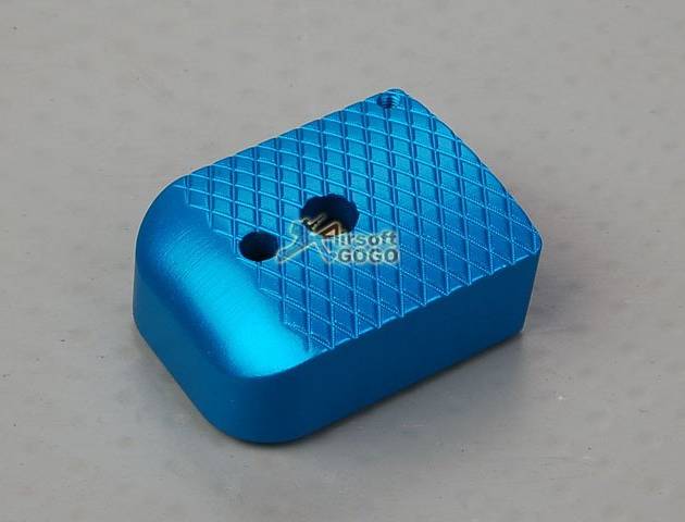 AIP Aluminum Magazine Base For Marui Hi-capa 5.1 - Blue (Type 2)