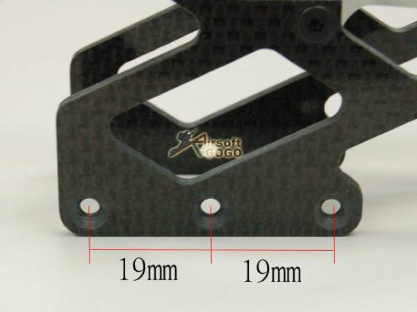 AIP C-more Carbon Scope Mount For Hi-capa Series - Silver - Image 3