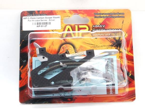 AIP C-more Carbon Scope Mount For Hi-capa Series - Silver - Image 5