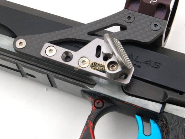 AIP Adjustable Thumb Rest (Matt Titanium) - Image 5