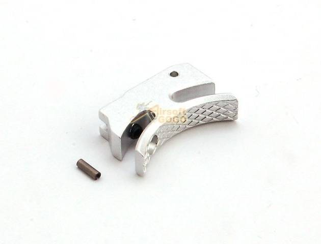 AIP Aluminum Trigger For Hi-capa 5.1/4.3 Type A -Silver (Short)