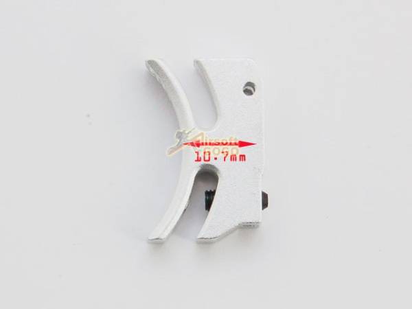 AIP Aluminum Trigger For Hi-capa 5.1/4.3 Type A -Silver (Short) - Image 2