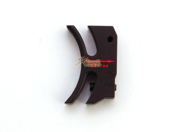 AIP Aluminum Trigger For Hi-capa 5.1/4.3 Type A -Black (Short) - Image 2