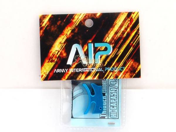 AIP Aluminum Trigger For Hi-capa 5.1/4.3 Type A -Blue (Short) - Image 3