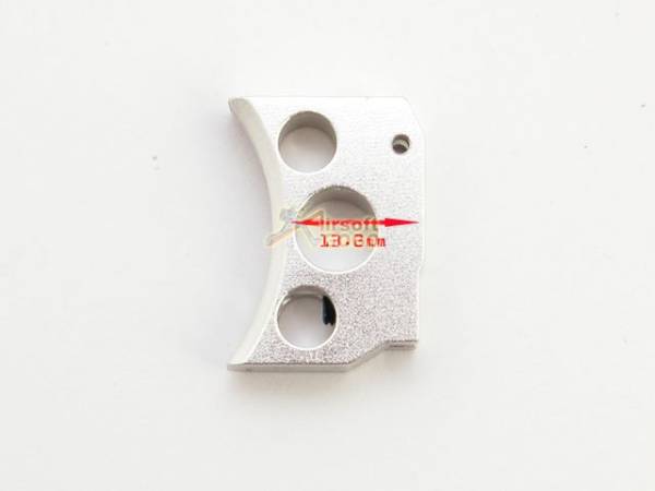 AIP Aluminum Trigger For Hi-capa 5.1/4.3 Type B - Silver - Image 2
