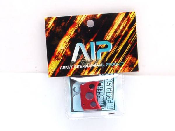 AIP Aluminum Trigger For Hi-capa 5.1/4.3 Type B - Red - Image 3