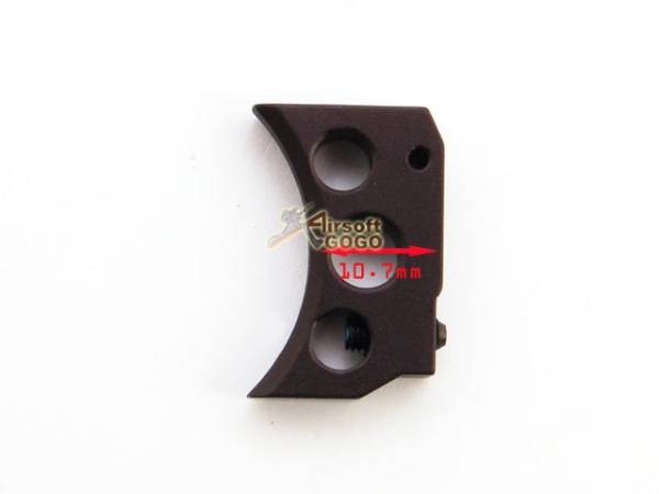 AIP Aluminum Trigger For Hi-capa 5.1/4.3 Type B - Black (Short) - Image 2