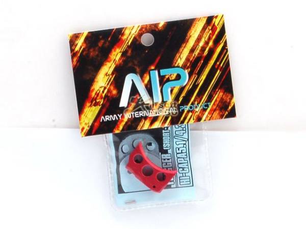 AIP Aluminum Trigger For Hi-capa 5.1/4.3 Type B - Red (Short) - Image 3