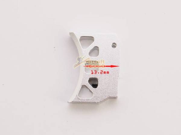 AIP Aluminum Trigger For Hi-capa 5.1/4.3 Type C - Silver - Image 2
