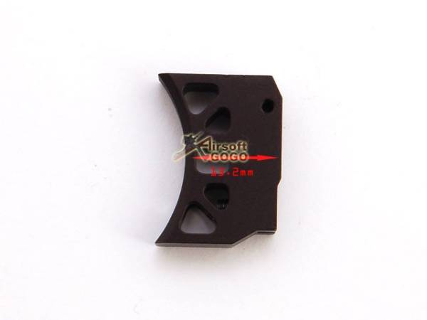 AIP Aluminum Trigger For Hi-capa 5.1/4.3 Type C - Black - Image 2