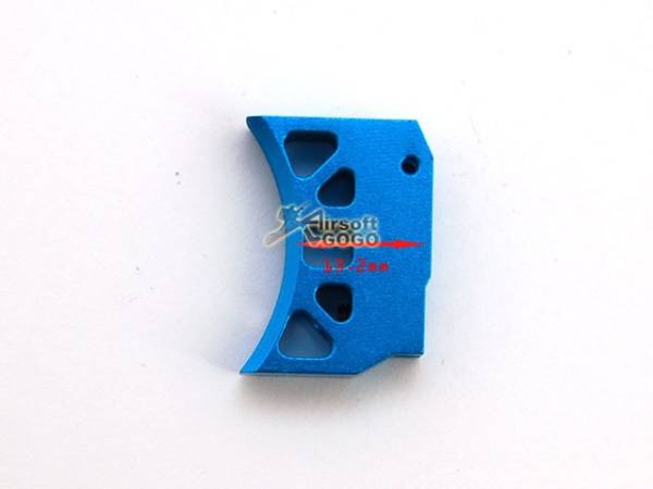 AIP Aluminum Trigger For Hi-capa 5.1/4.3 Type C - Blue - Image 2
