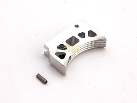 AIP Aluminum Trigger For Hi-capa 5.1/4.3 Type C - Silver (Short)