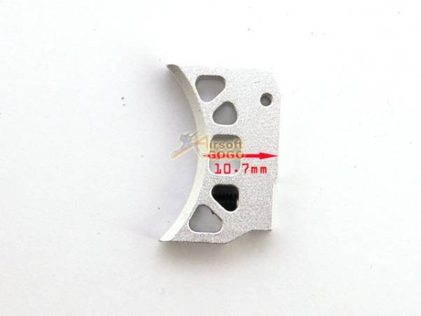 AIP Aluminum Trigger For Hi-capa 5.1/4.3 Type C - Silver (Short) - Image 2
