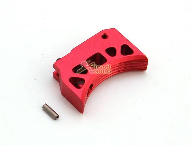 AIP Aluminum Trigger For Hi-capa 5.1/4.3 Type C - Red (Short)