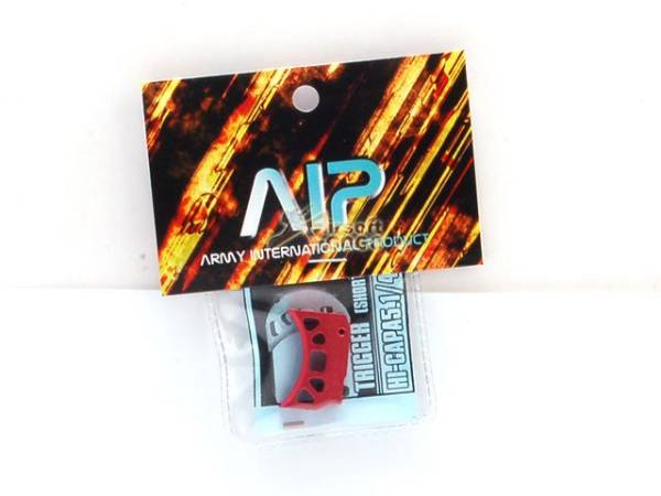 AIP Aluminum Trigger For Hi-capa 5.1/4.3 Type C - Red (Short) - Image 3