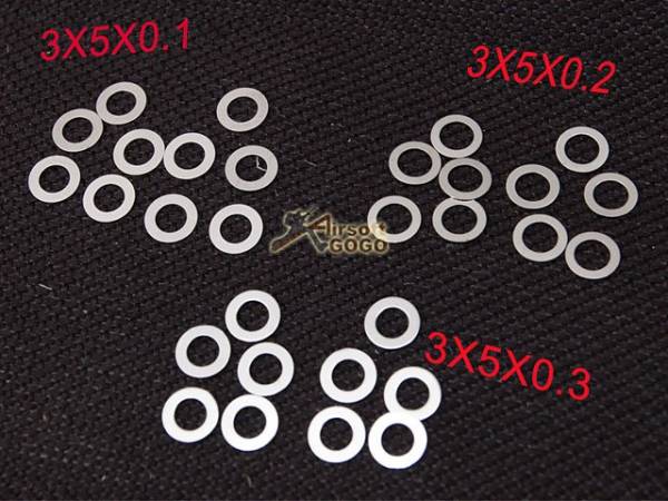 AIP M4 Shim Set (0.1/0.2/0.3) - Image 2