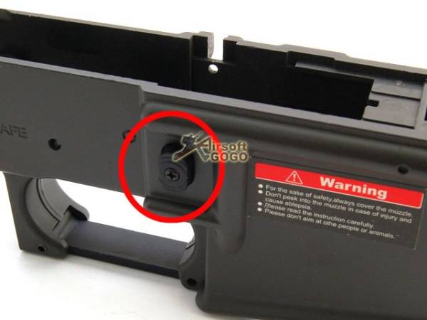 AIP M4 Gear Box Ver2. Magazine catch Button Head Screws 2x6 - Image 3