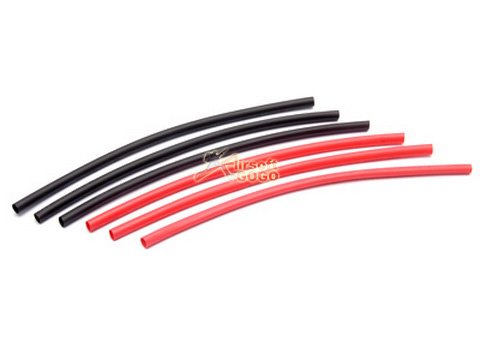 AIP 4mm Heat Shrink (Black & Red 500mm long)
