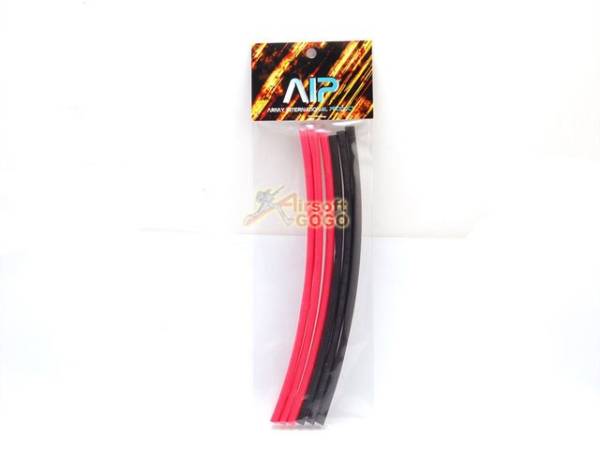 AIP 4mm Heat Shrink (Black & Red 500mm long) - Image 2