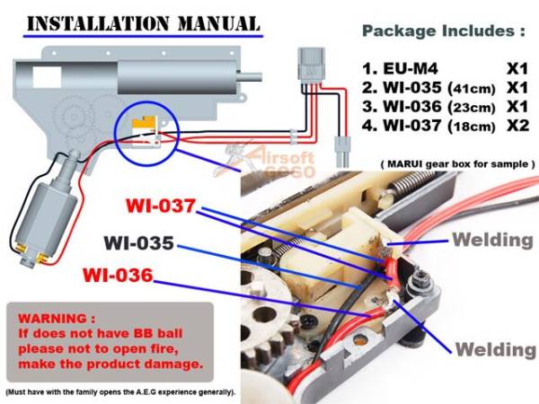 AIP MOSFET power control unit for M4 AEG - Image 2