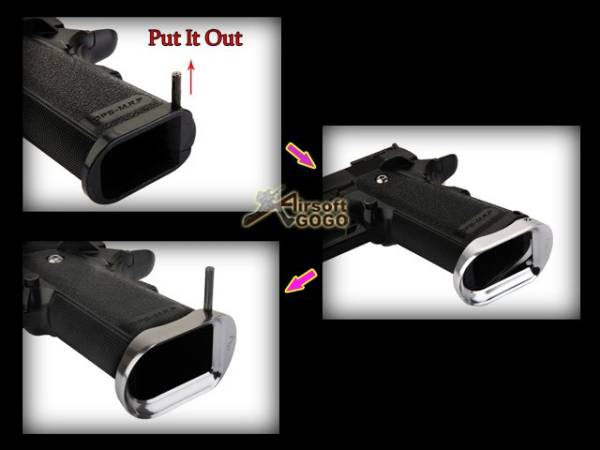 AIP Hi-Capa 5.1 Magwell & Related (Silver) - Image 3