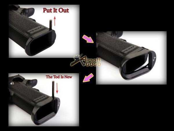 AIP Hi-Capa 5.1 Magwell & Related (Black) - Image 3