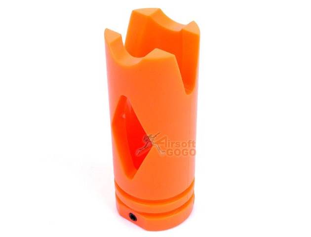 AIP Orange Plastic Flash Hider (14mm)