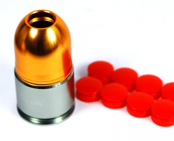 A&K Paintball/BB 40mm Gas Grenade Cartridge Shell 40 rds (CO2)