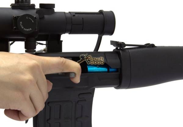 A&K SVD Dragunov Sniper Rifle with scope - Image 7