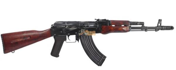 APS AKS47 Real Wood Shabby w/ Side-Rail EBB Rifle (ASK201A)