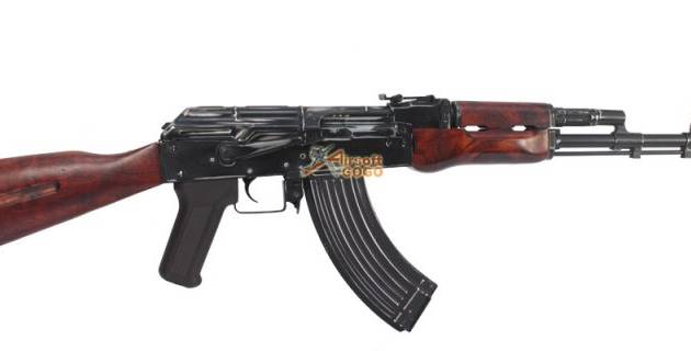 APS AKS47 Real Wood Shabby w/ Side-Rail EBB Rifle (ASK201A)