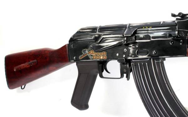 APS AKS47 Real Wood Shabby w/ Side-Rail EBB Rifle (ASK201A) - Image 3