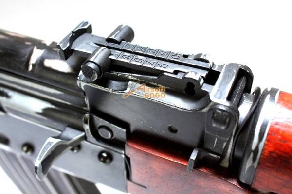 APS AKS47 Real Wood Shabby w/ Side-Rail EBB Rifle (ASK201A) - Image 9