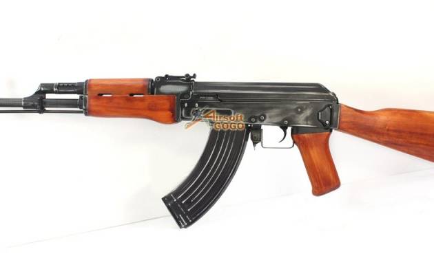 APS AKS47 Real Wood Shabby Fix Stock EBB Rifle (ASK 206A)