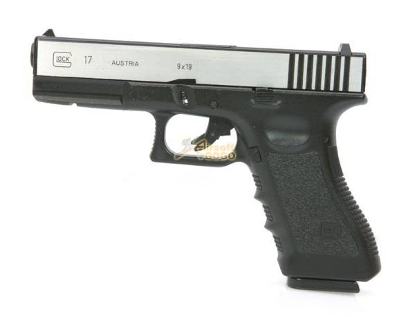 ARMY R17 (GLOCK 17) Railed METAL GBB Pistol (2-Tone)