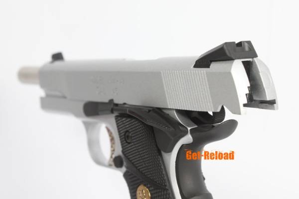 ARMY R27 (M.E.U. M1911) METAL Airsoft GBB Pistol (Silver) - Image 8