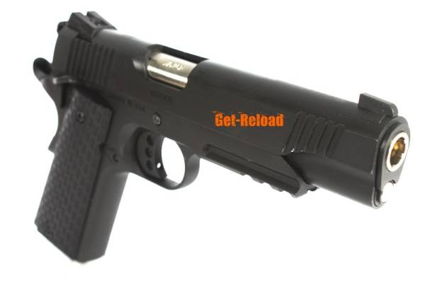 ARMY R28 (Kimber Warrior) METAL Airsoft GBB Pistol (BK) - Image 11