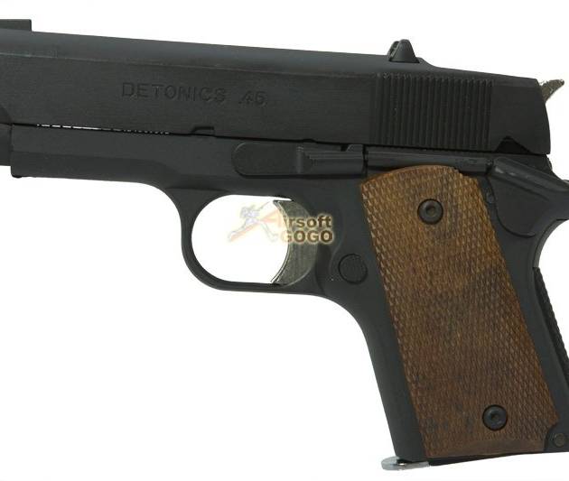 ARMY Full Metal R45 Gas Blowback Pistol Detonics.45 (Black)