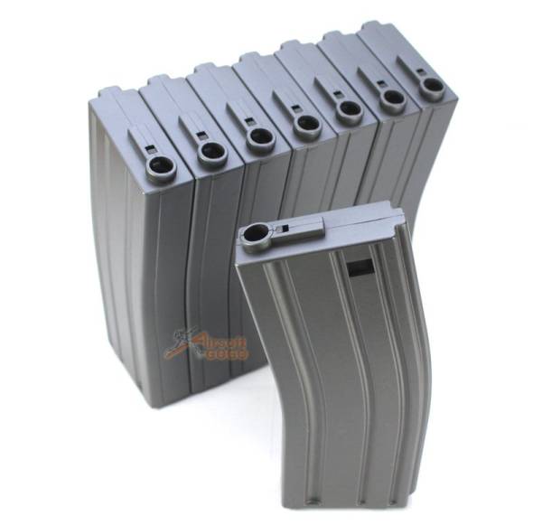 MAG 130rd Magazine for M4/M16 AEG (Black, 8pcs) - Image 4
