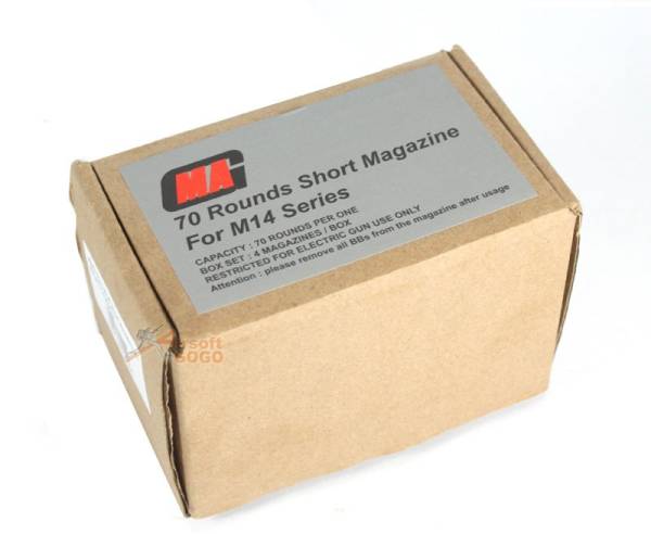 MAG 70rd M14 Short Aluminium Magazine (4pcs) - Image 2