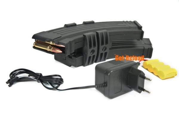 BATTLEAXE 1200rd Auto Winding Electric Dual Magazine for AK