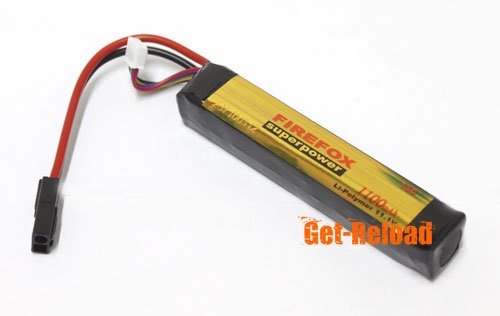 Firefox 11.1V 1100mAh LiPo Li-Po Li-Polymer Battery 15C