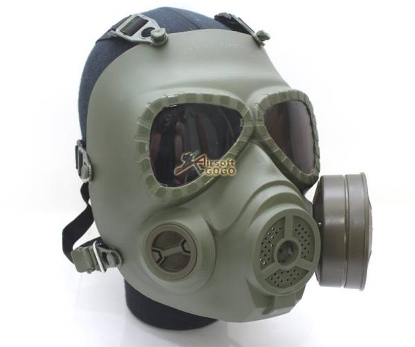 Big Dragon M04 Dummy Gas Mask w/ Ventilating Fan (Army Green) - Image 2