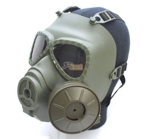 Big Dragon M04 Dummy Gas Mask w/ Ventilating Fan (Army Green) - Image 3