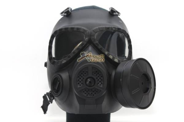 Big Dragon M04 Dummy Gas Mask w/ Ventilatiing Fan (Black)
