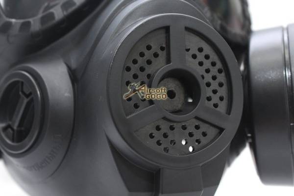 Big Dragon M04 Dummy Gas Mask w/ Ventilatiing Fan (Black) - Image 3